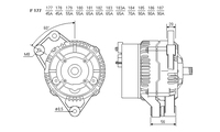 ALTERNATORE CA337IR A177