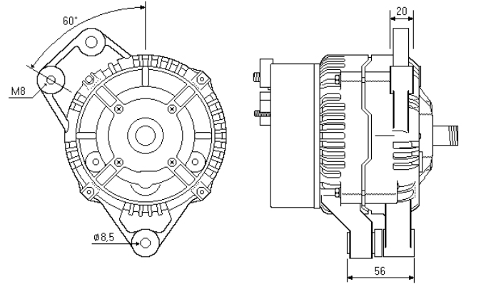 ALTERNATORE CA1244IR