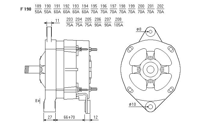 ALTERNATORE CA372IR