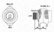 ALTERNATORE JA164IR
