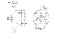 ALTERNATORE CA704IR A216