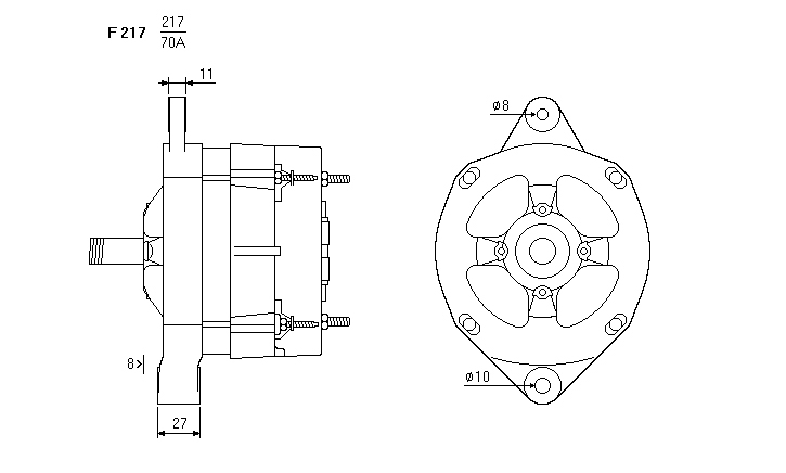 ALTERNATORE CA1382IR