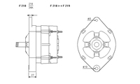ALTERNATORE CA613IR A218
