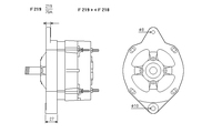ALTERNATORE CA1387IR A219