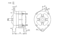ALTERNATORE CA314IR A221