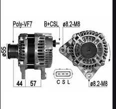 ALTERNATORE DRA0989