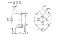 ALTERNATORE CA165IR A229