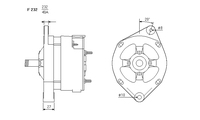 ALTERNATORE CA371IR A232