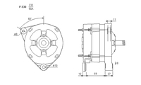 ALTERNATORE CA370IR A233