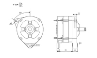 ALTERNATORE CA1383IR A234