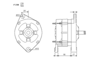 ALTERNATORE CA308IR A239