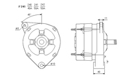 ALTERNATORE CA291IR A241