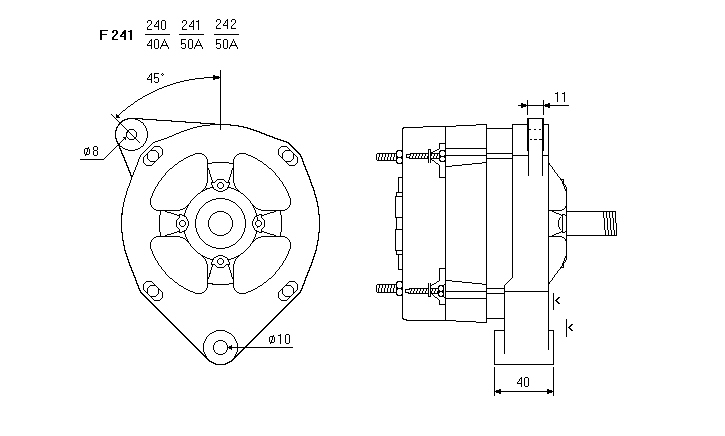 ALTERNATORE CA291IR