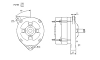 ALTERNATORE CA303IR A243