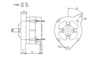 ALTERNATORE A13N107 A250