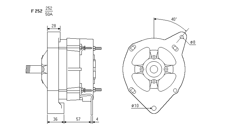 ALTERNATORE CA369IR