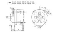ALTERNATORE CA268IR A254