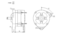 ALTERNATORE CA361IR A264
