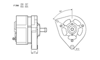 ALTERNATORE CA300IR A266