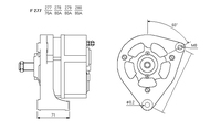 ALTERNATORE CA590IR A277