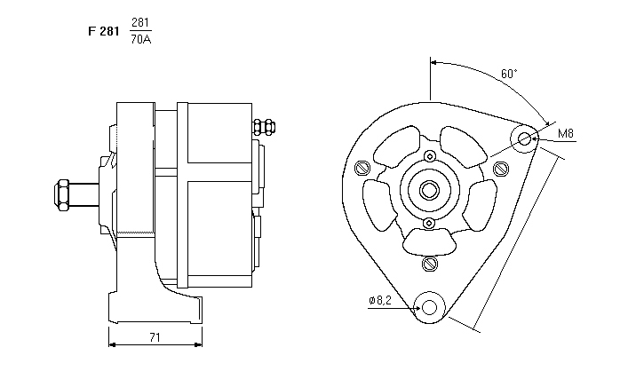 ALTERNATORE CA591IR