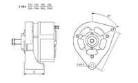 ALTERNATORE CA940IR A283