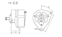 ALTERNATORE CA811IR A287
