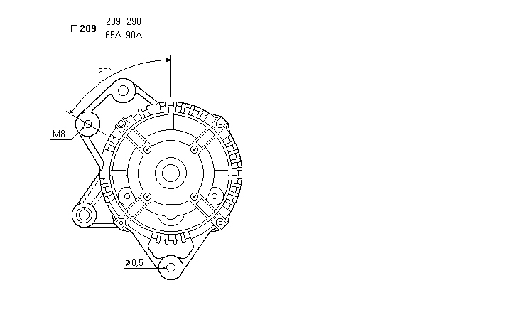 ALTERNATORE CA840IR
