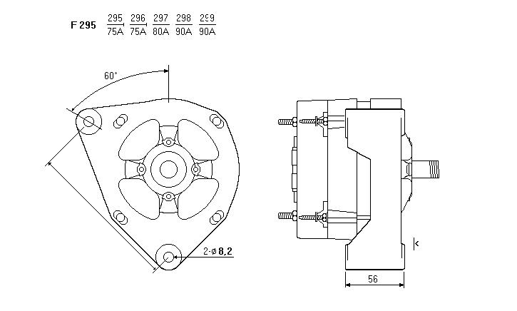 ALTERNATORE CA163IR