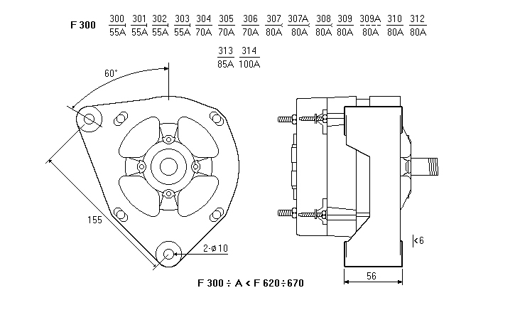 ALTERNATORE CA87IR