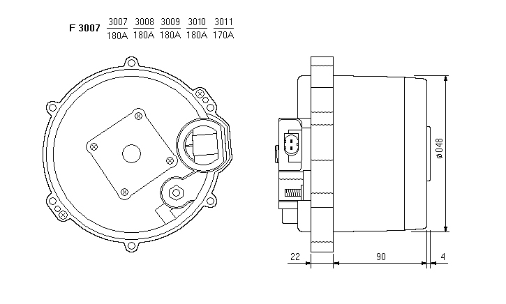 ALTERNATORE 12317507995