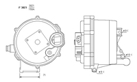 ALTERNATORE CA1634IR A3021