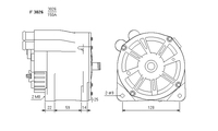 ALTERNATORE CA1767IR A3026