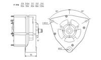 ALTERNATORE CA339IR A316