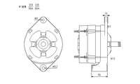 ALTERNATORE CA288IR A329