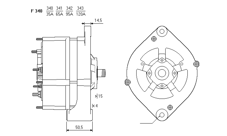 ALTERNATORE CA1082IR