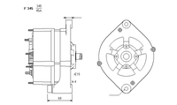ALTERNATORE CA1067IR A345