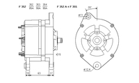 ALTERNATORE CA569IR A352