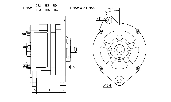ALTERNATORE CA569IR