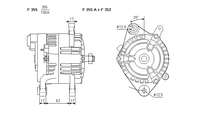 ALTERNATORE CA1233IR A355