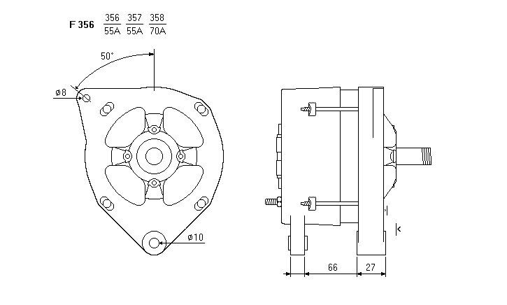 ALTERNATORE CA589IR