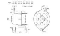 ALTERNATORE CA294IR A360