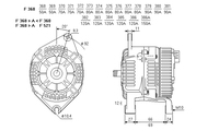 ALTERNATORE CA636IR A368