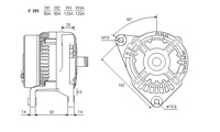 ALTERNATORE CA1139IR A391
