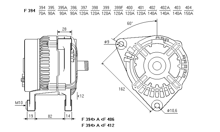 ALTERNATORE CA1545IR