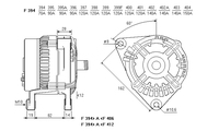 ALTERNATORE CA1545IR A394