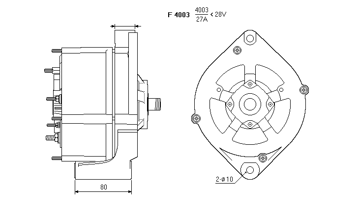 ALTERNATORE CA327IR