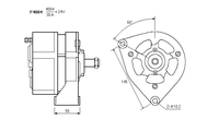 ALTERNATORE 63321102 A4004