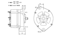 ALTERNATORE CA132IR A4007
