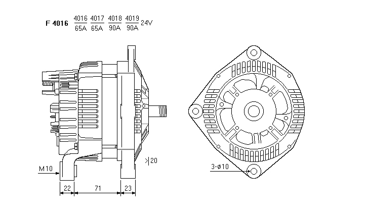 ALTERNATORE CA1148IR